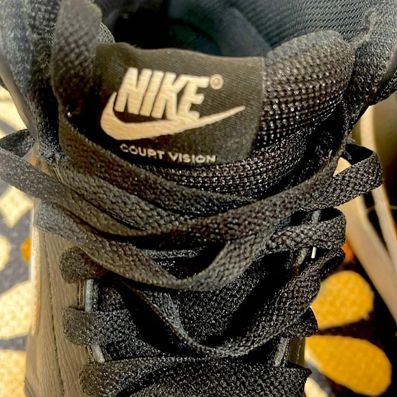 Nike Court Vision Mid Next Nature Black/White size 9 - Picture 2 of 8